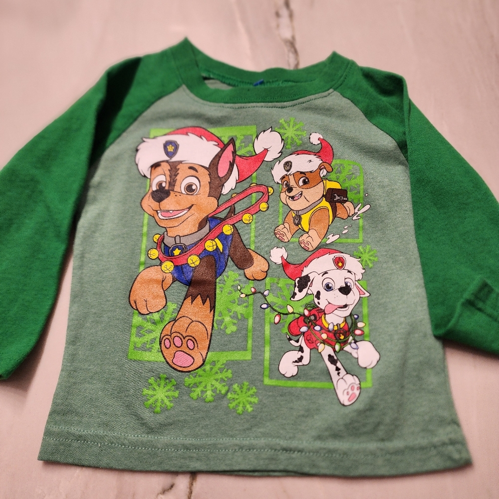 Paw Patrol Christmas shirt 12 month